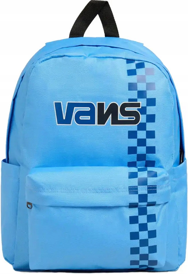 VANS SCHOOL BACKPACK OLD SKOOL CHECKERBOARD CHESSBOARD CLASSIC REALM BLUE