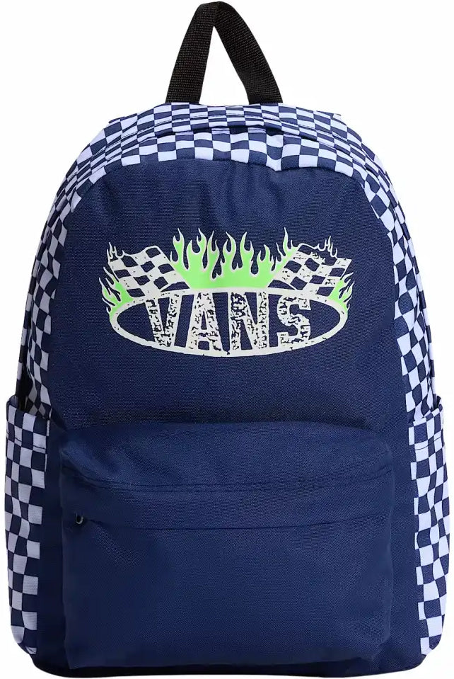 VANS SCHOOL BACKPACK OLD SKOOL CHECKERBOARD CHESSBOARD CLASSIC REALM
