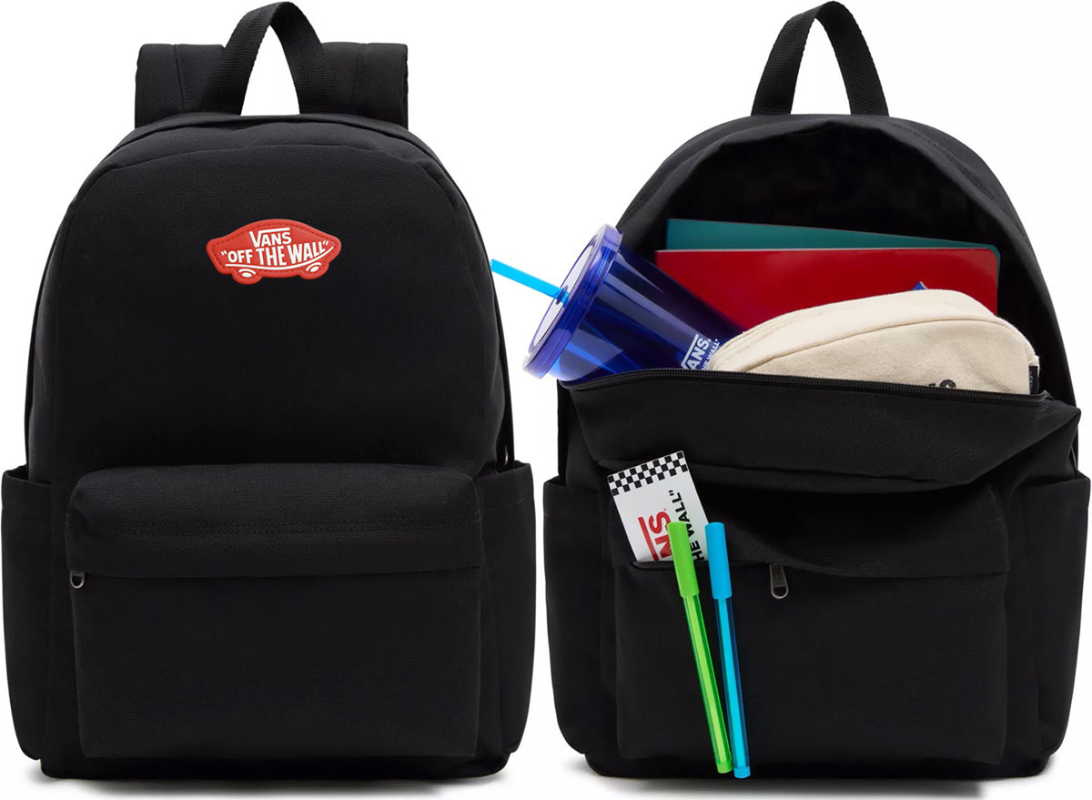 VANS SCHOOL BACKPACK OLD SKOOL CLASSIC REALM BOARD BLACK