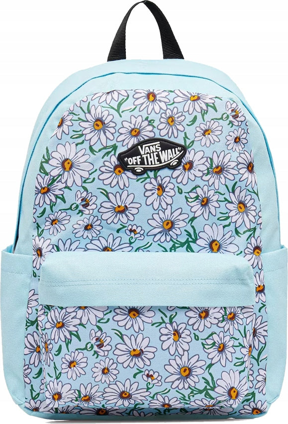 VANS SCHOOL BACKPACK OLD SKOOL FLORAL FLOWERS CLASSIC REALM BOARD
