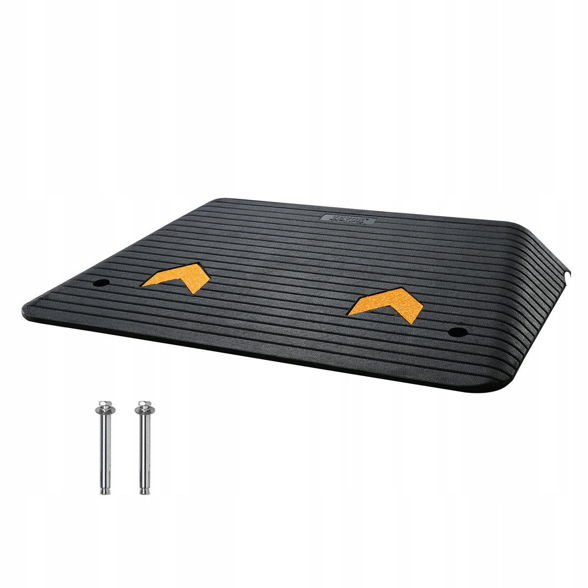 VEVOR Rubber Threshold Ramp Door Ramp 4" Rise 15 tons Load Rubber Curb Ramp Brand Vevor