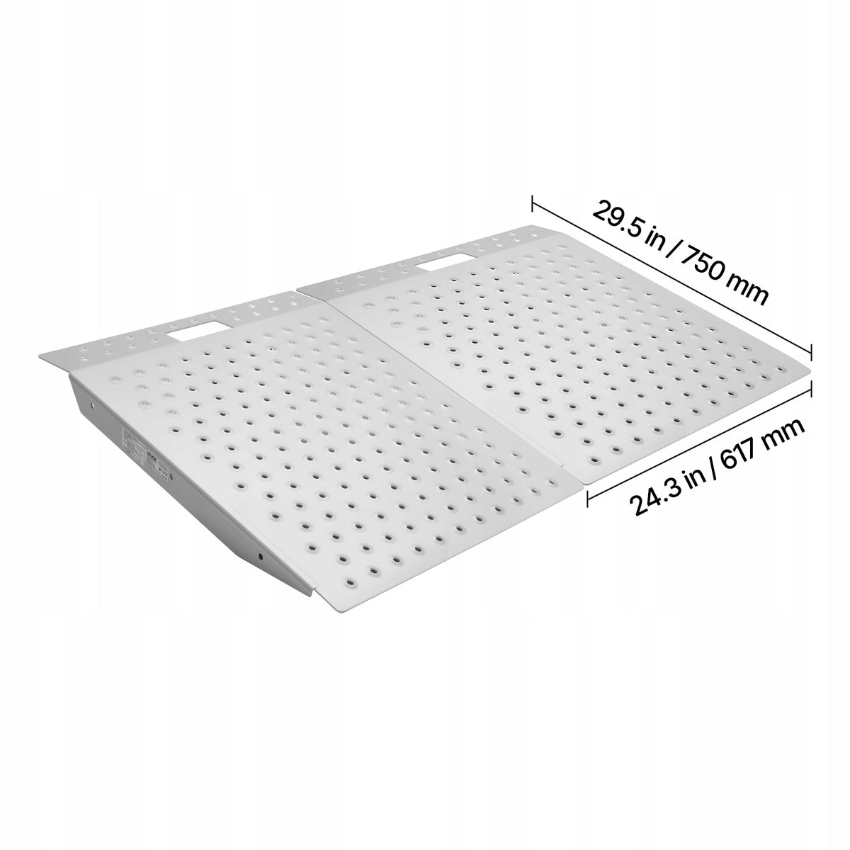 VEVOR Threshold Ramp Load Capacity 340,2KG Non-slip And Durable Easy Installation Manufacturer code PBSMJPD2924IW