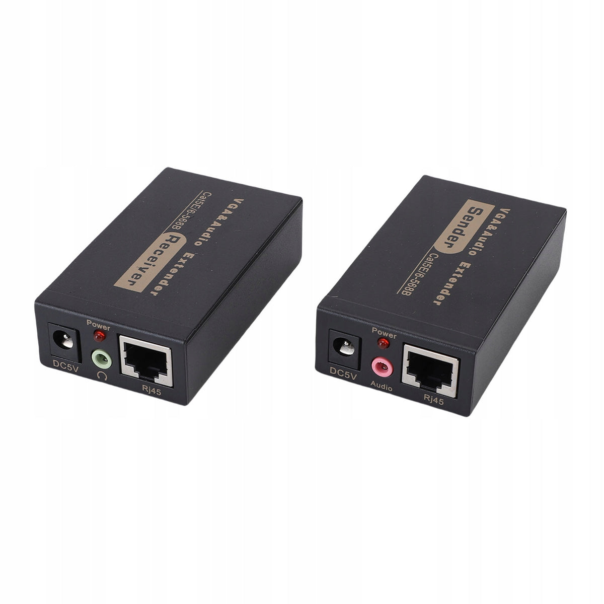 VGA Extender 328ft HD Plug and Play VGA Transmitter and Receiver HDB15-F 7H