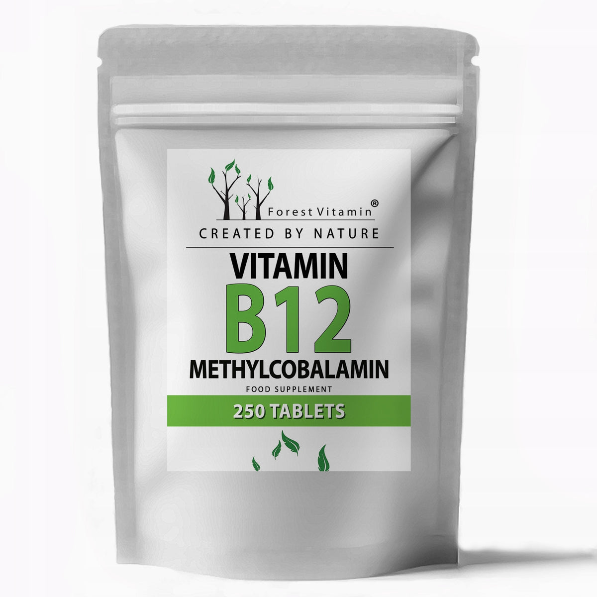 VITAMIN B12 400mcg 250tabs METHYLCOBALAMIN NERVOUS SYSTEM STRONG