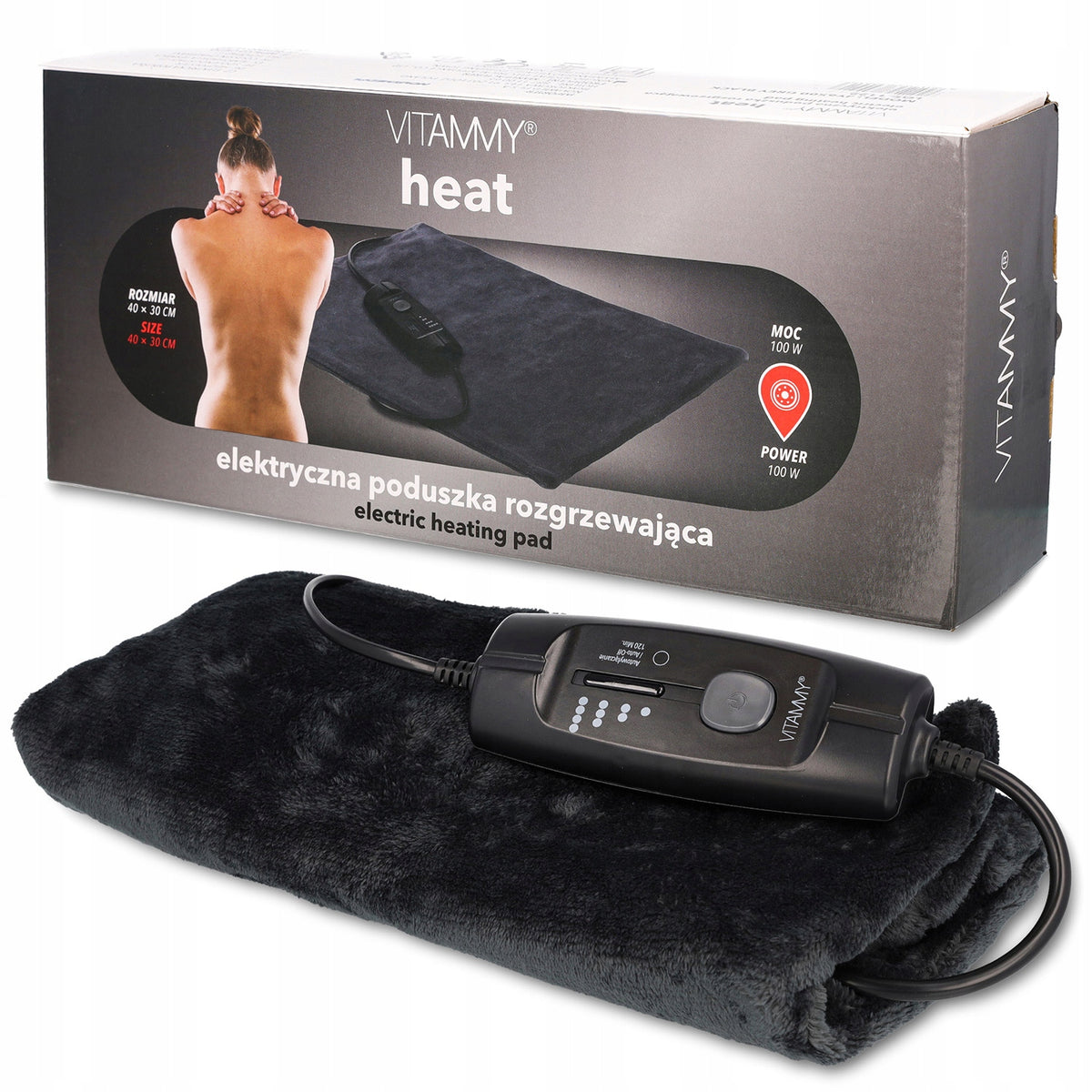 VITAMMY HEAT WARMING ELECTRIC PILLOW 100W 4 LEVELS