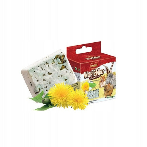 VITAPOL LIMESTONE CUBE WITH DANDELION