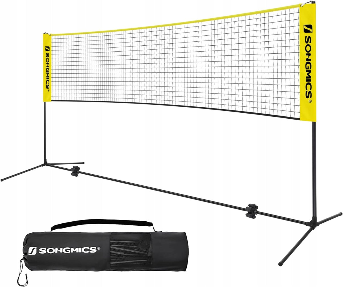 VOLLEYBALL BADMINTON NET ADJUSTABLE FOR GARDEN 3M SET
