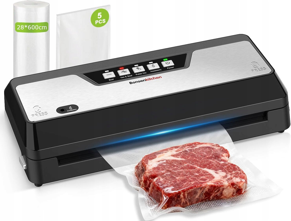 Vacuum Welding Machine For Food With Scissor And Foil Set