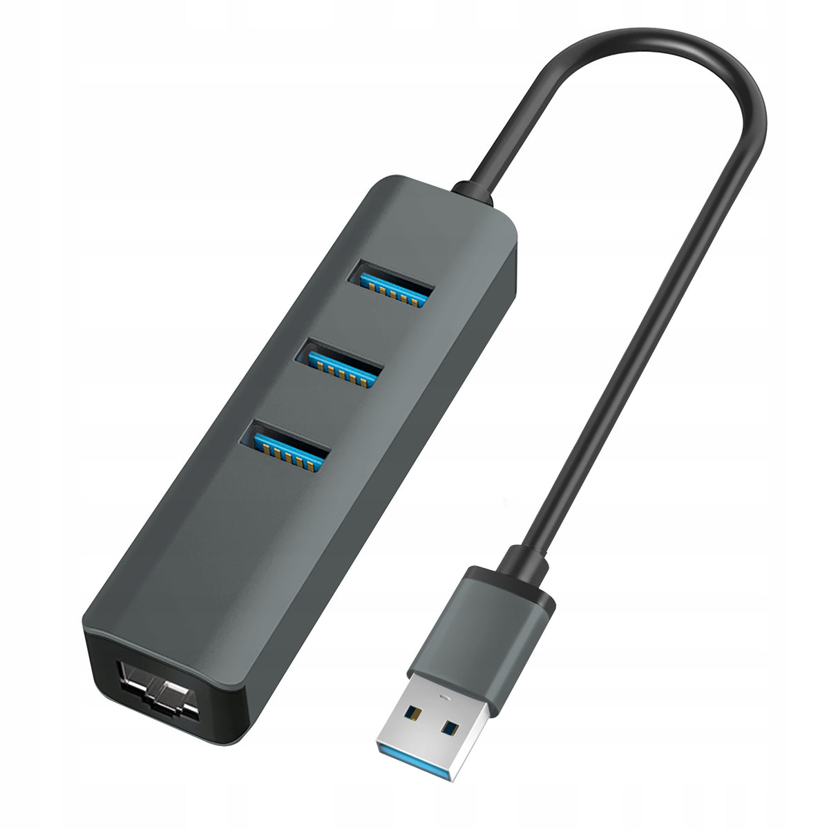 Vakoss USB 3.0 Hub with Ethernet TC-4502X