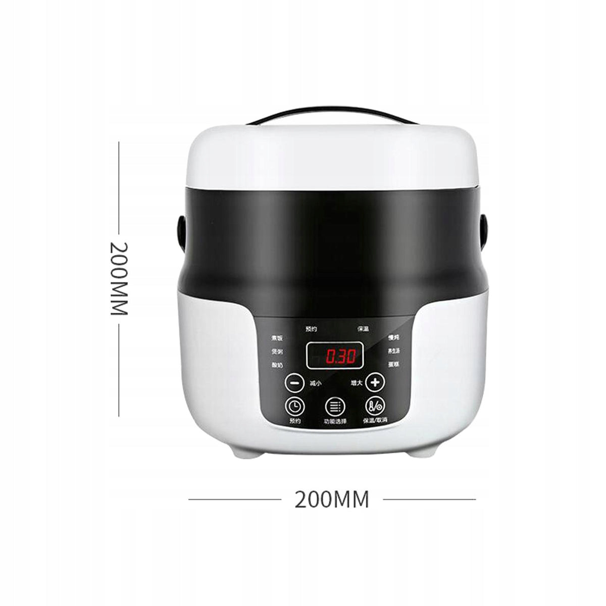 Vehicle 2L Mini Travel Rice Cooker 24V 220V Professional Lightweight for Packaging status original