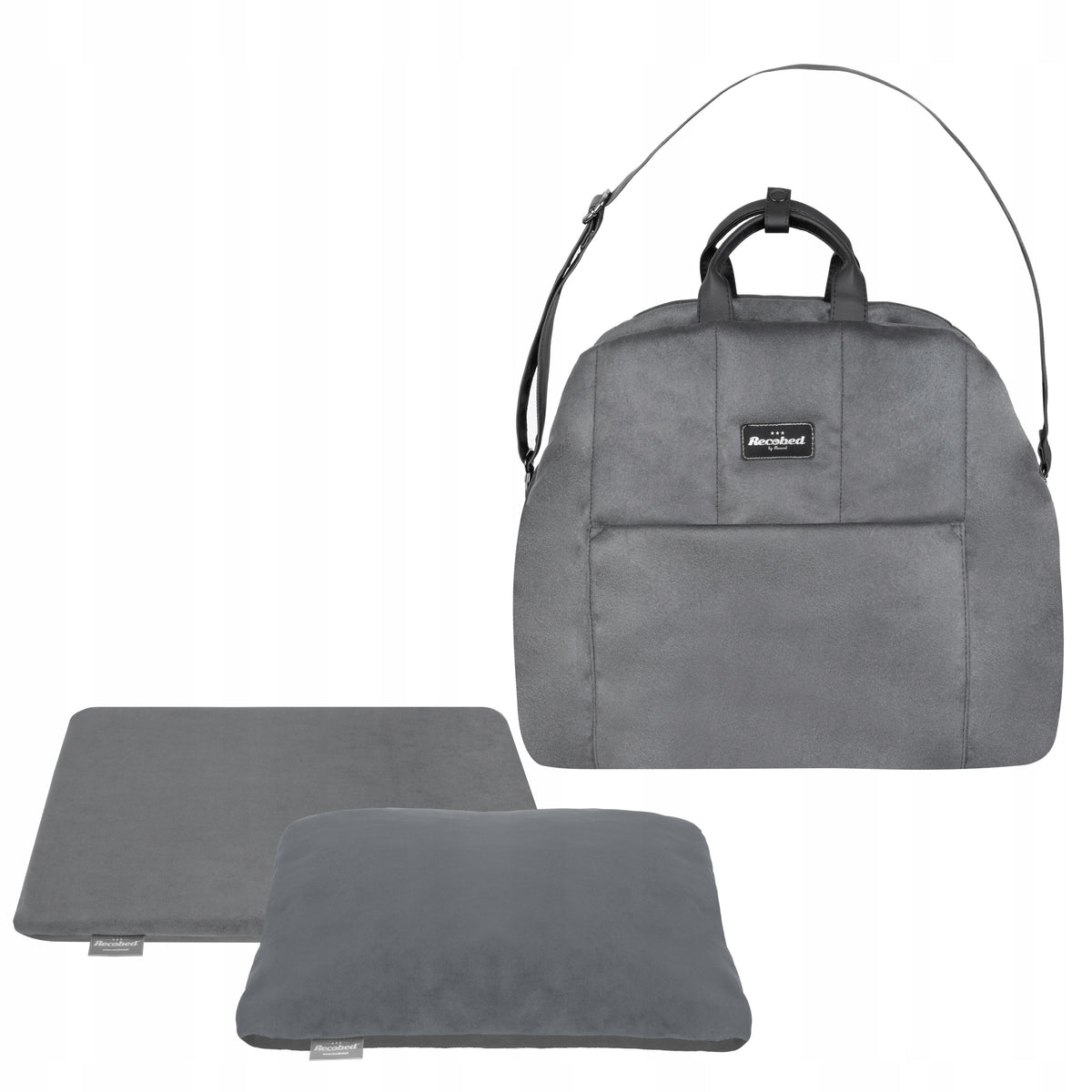 Velour Transport Bag Grey