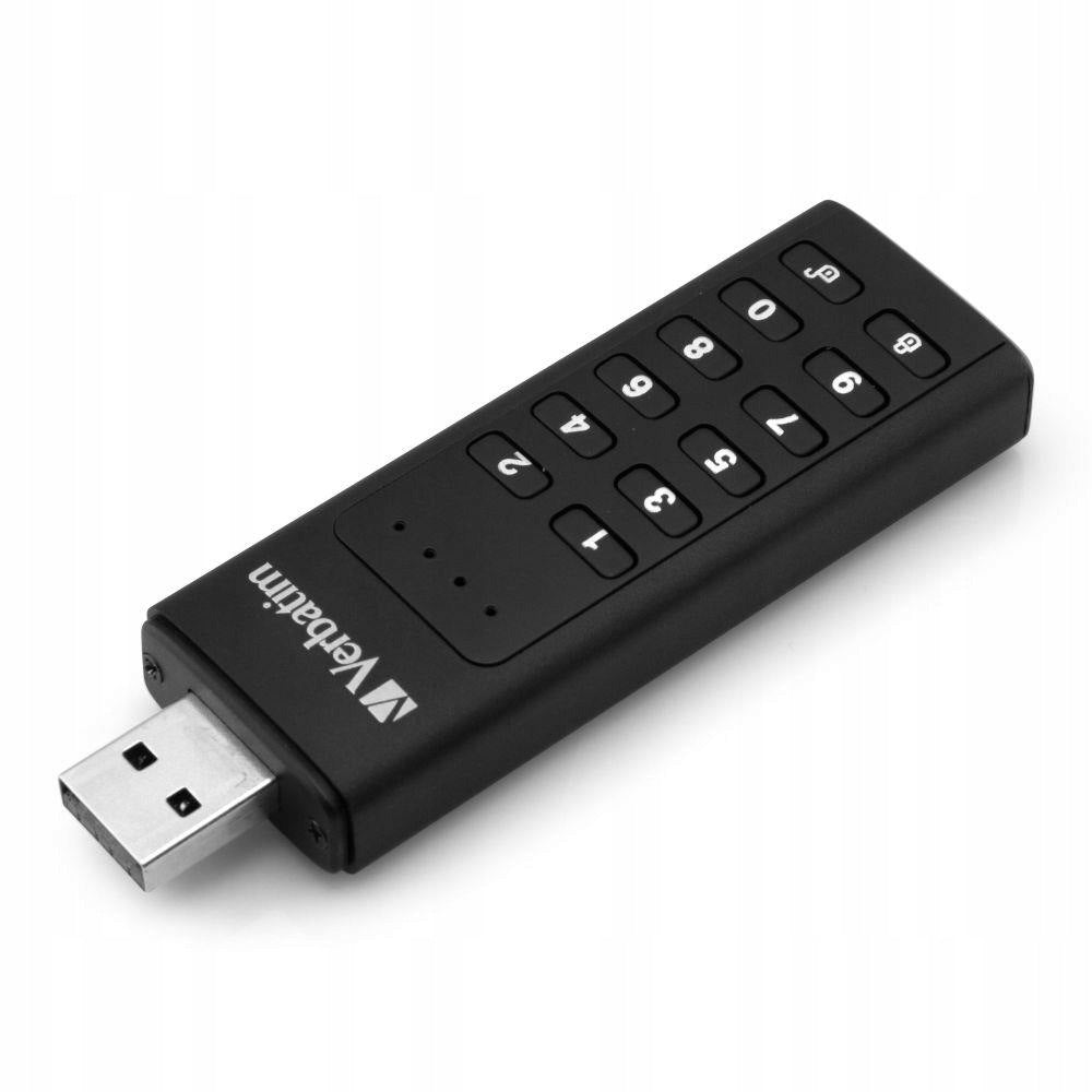 Verbatim Keypad Secure 64GB USB 3.0 with Keyboard Packaging status original