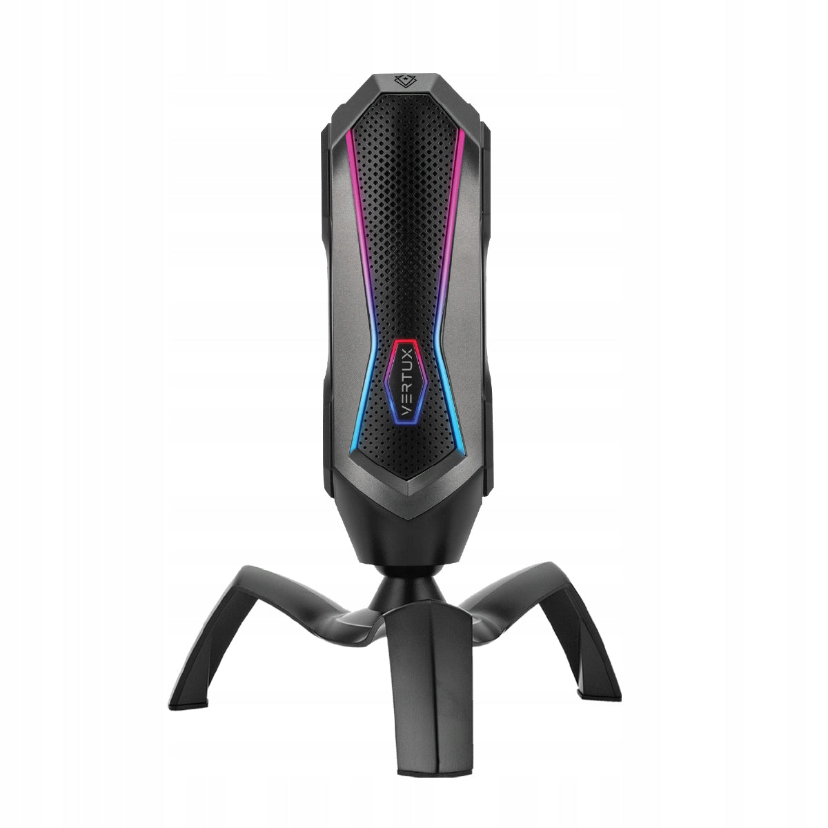 Vertux Marshal LED RGB Cardioid Microphone 360° VOIP Podcast Recording