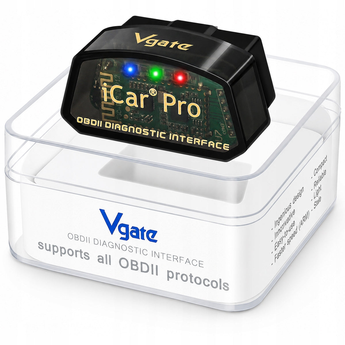 Vgate iCar Pro ELM327 Bluetooth 4.0 OBD2 Diagnostics Auto iOS Android Brand Agmi
