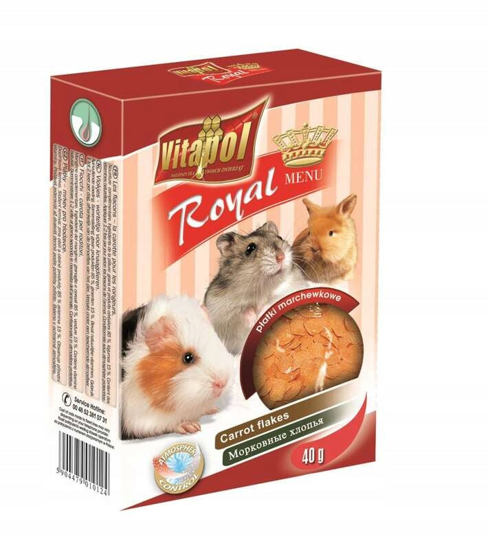 Vitapol Menu carrot flakes 40g
