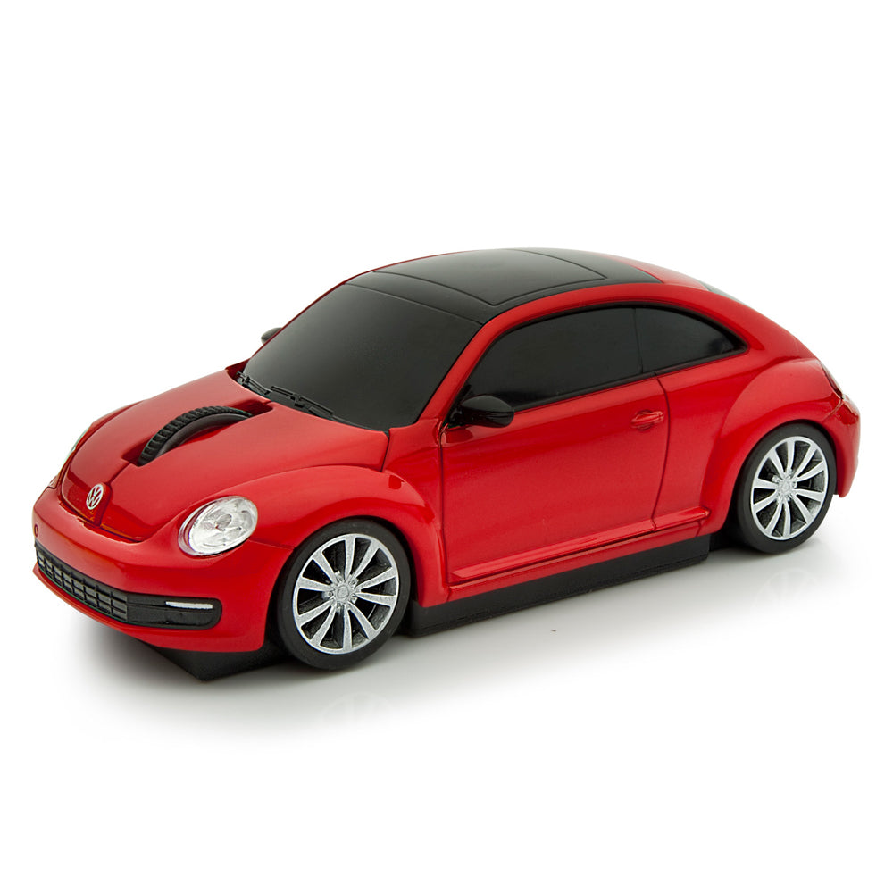 Volkswagen Beetle car mouse Autodrive red