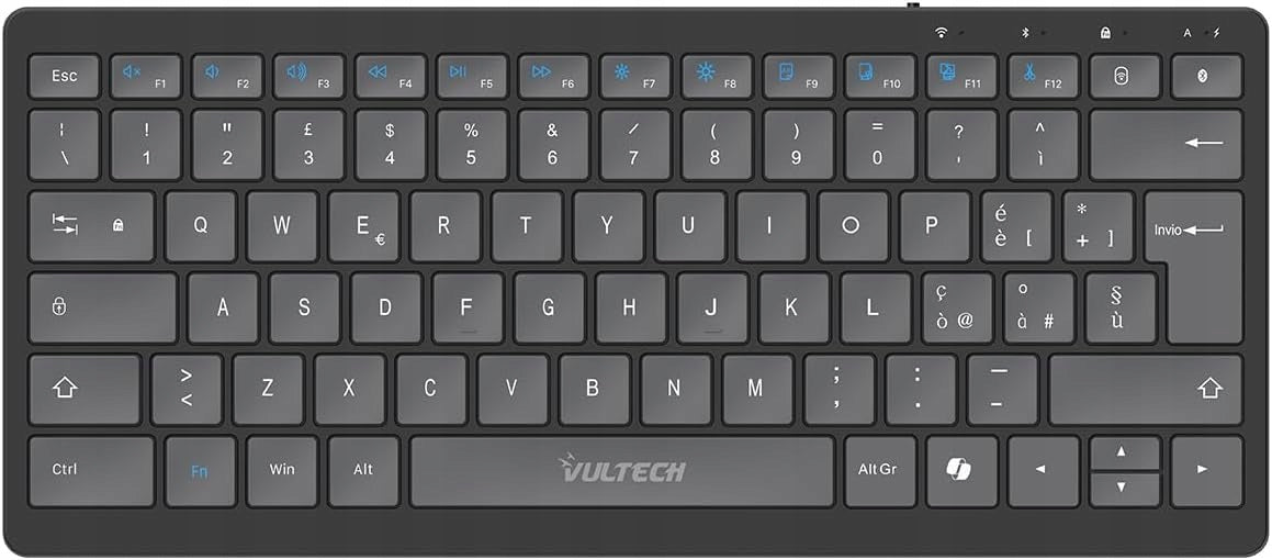 VulTech KEY-601WBT Bluetooth Keyboard Italian Silent System Manufacturer no brand