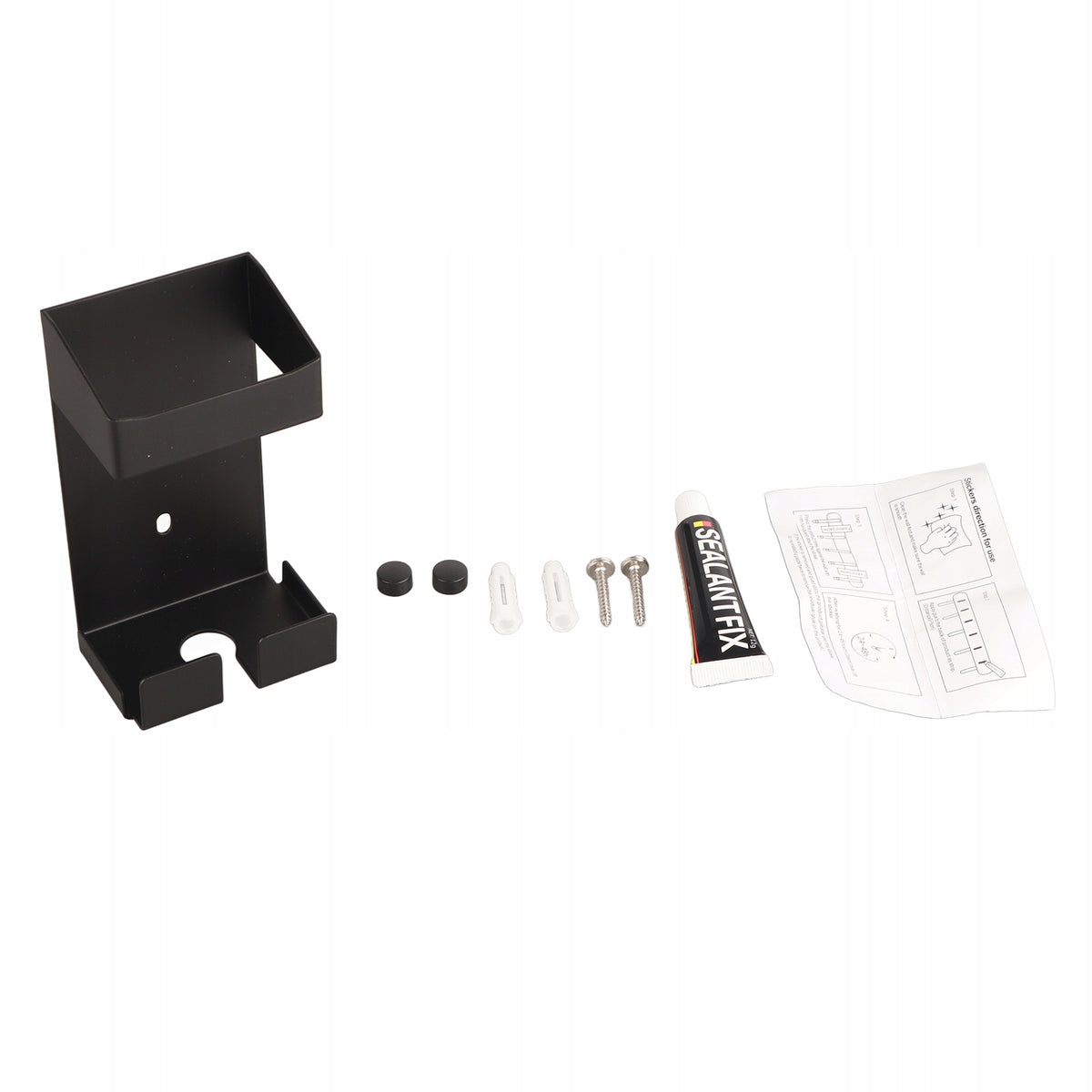 WALL MOUNT FOR STORING STYLER CURLING IRON ACCESSORIES