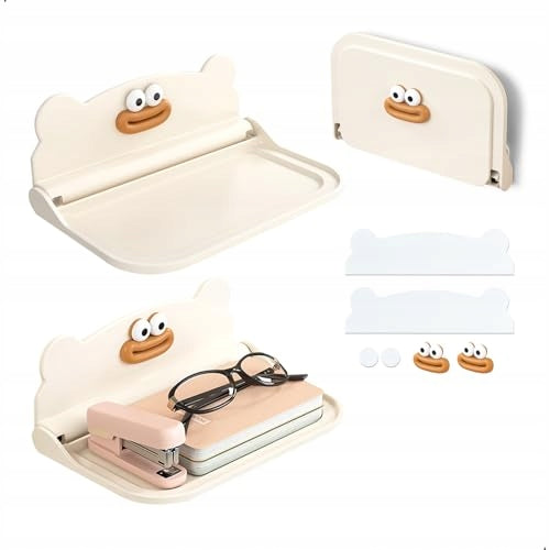 WALL RACK SELF-ADHESIVE FOLDING WITHOUT DRILLING FOR BATHROOM 17 8 CM 2 Brand no brand