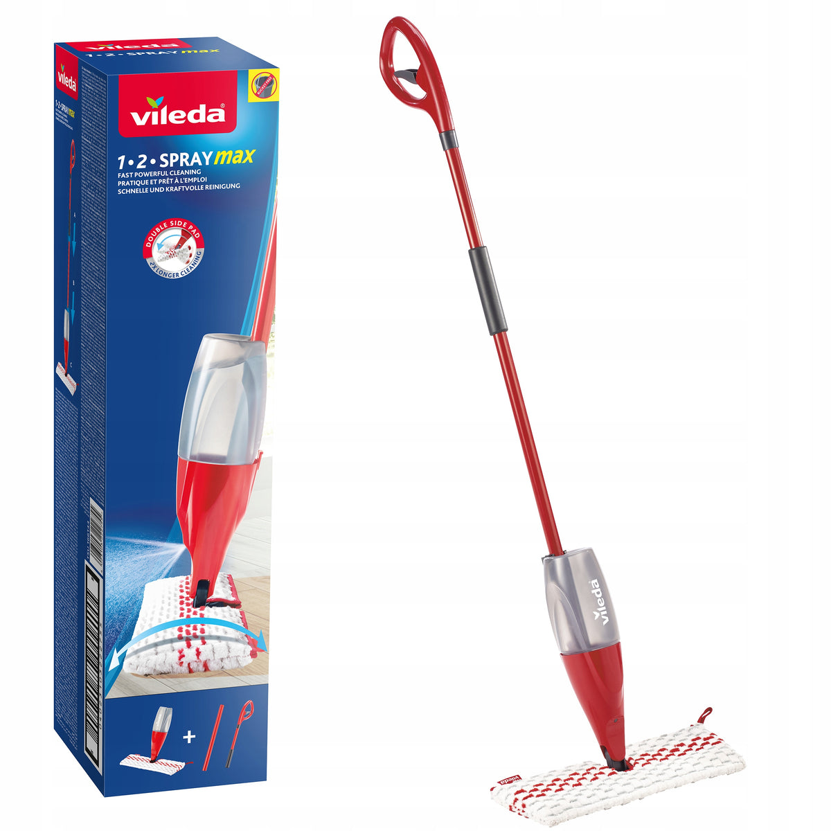 WASHER MOP FLAT FOR FLOOR VIELENDA MICROFIBER COVER Manufacturer code Spray & Clean
