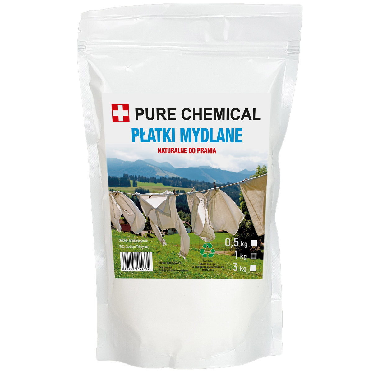 WASHING SOAP FLAKES NATURAL SOAP POWDER 1kg