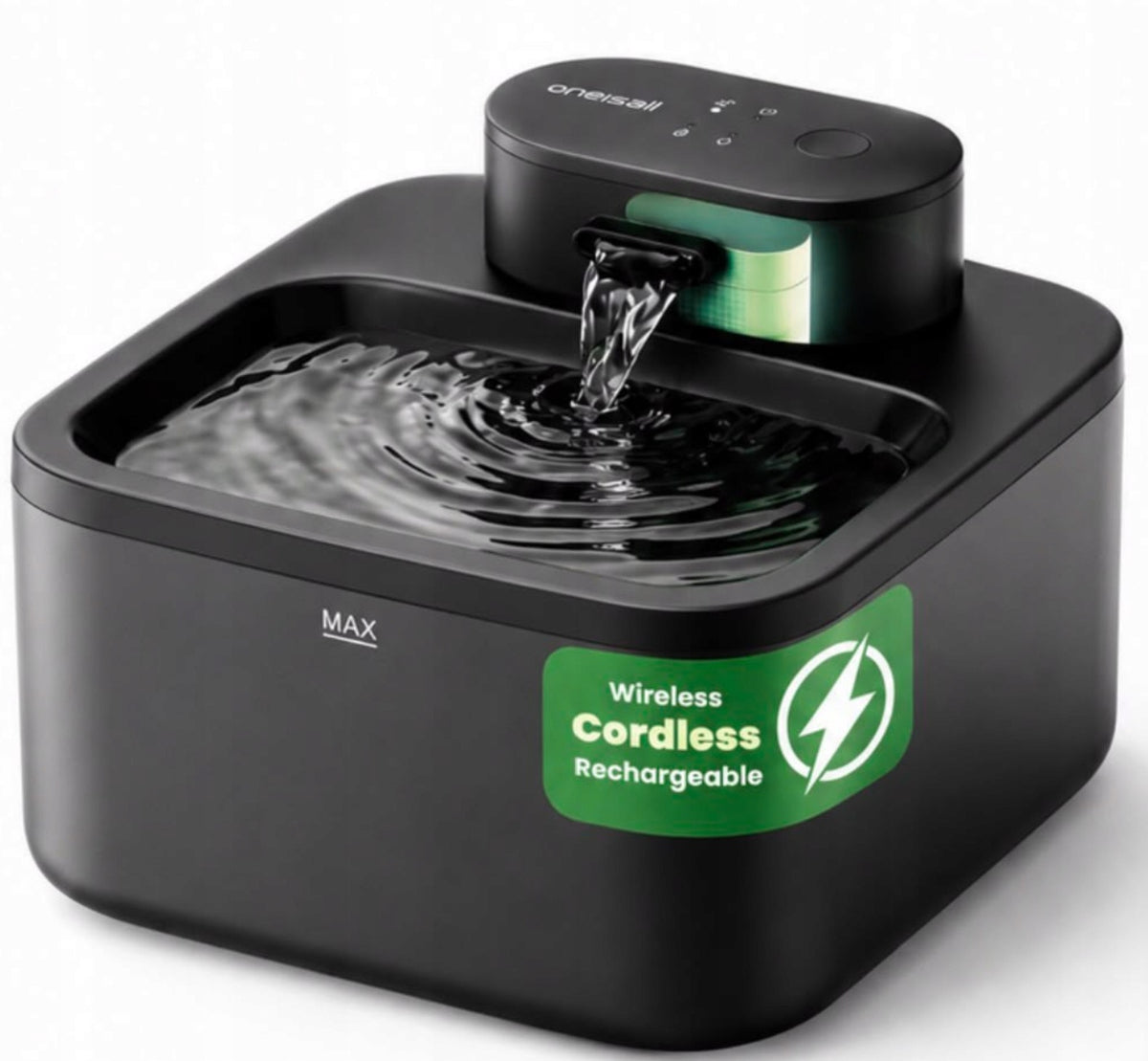 WATER BUCKET CAT FOUNTAIN 2,2 L Wireless Quiet Motion Sensor