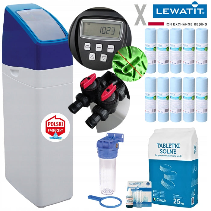 WATER SOFTENER 25L, CLACK WS1CI, LEWATIT, 8 YEARS WARRANTY, FREEBIES