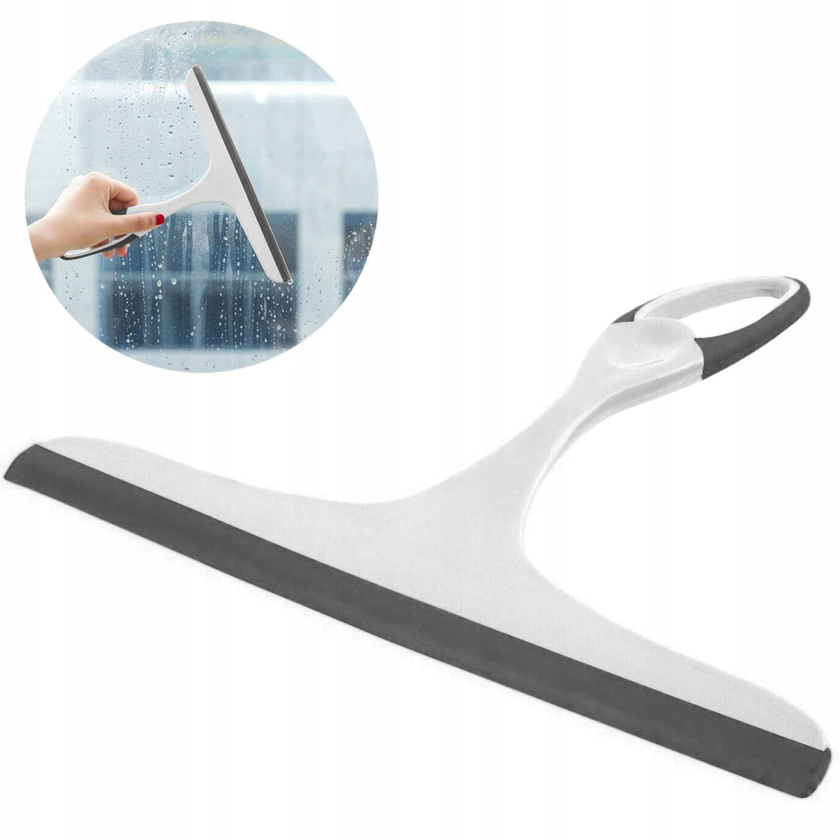 WATER SQUEEGEE FOR SHOWER WINDOW GLASS SILICONE