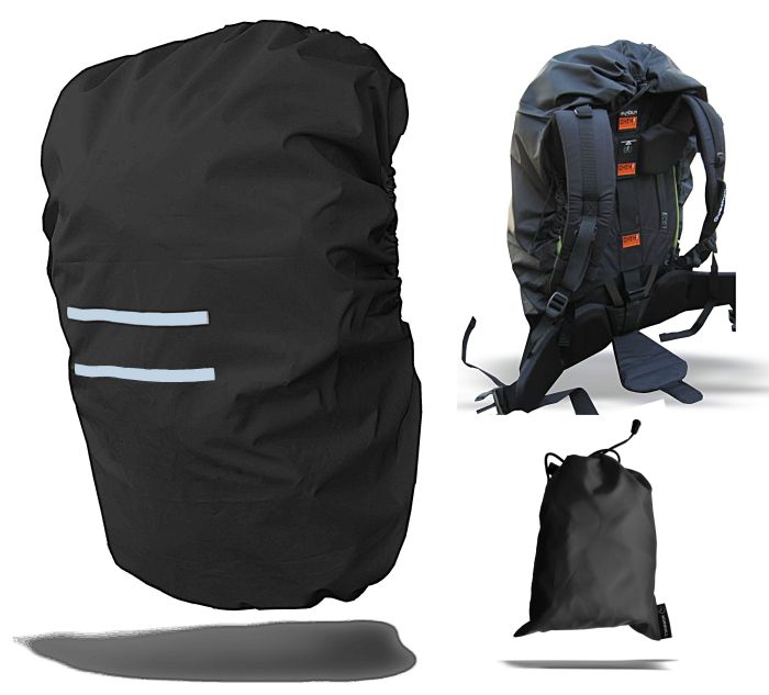 WATERPROOF BACKPACK COVER REFLECTIVE 50-75 L