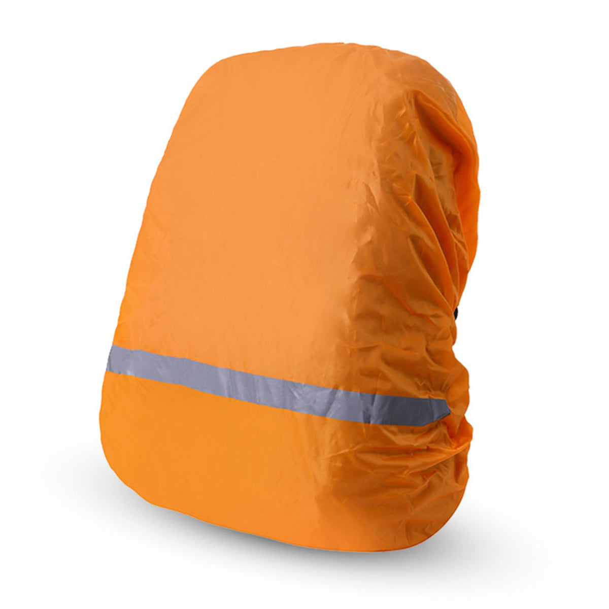 WATERPROOF BACKPACK COVER WITH REFLECTIVE STRAP DETACHABLE ORANGE Color orange