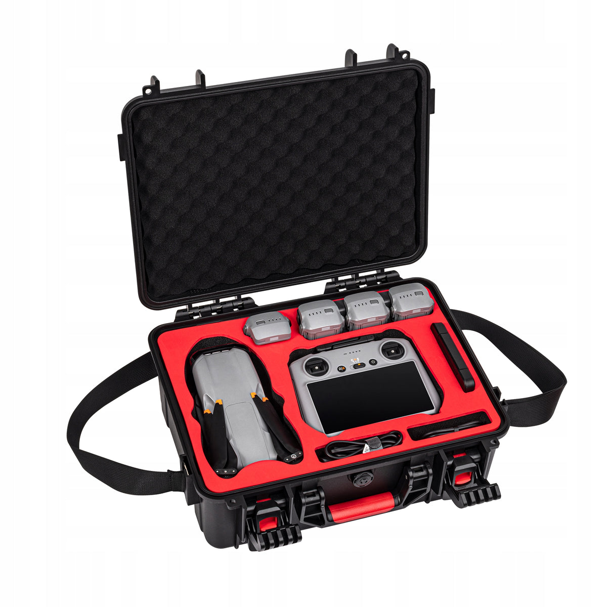 WATERPROOF HARD CASE STORAGE BAG FOR DJI AIR 3S FLY MORE COMBO