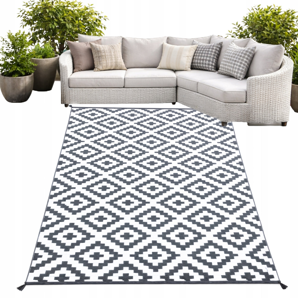 WATERPROOF OUTDOOR CARPET 120x180 TERRACE BALCONY TERRACE DOUBLE SIDED