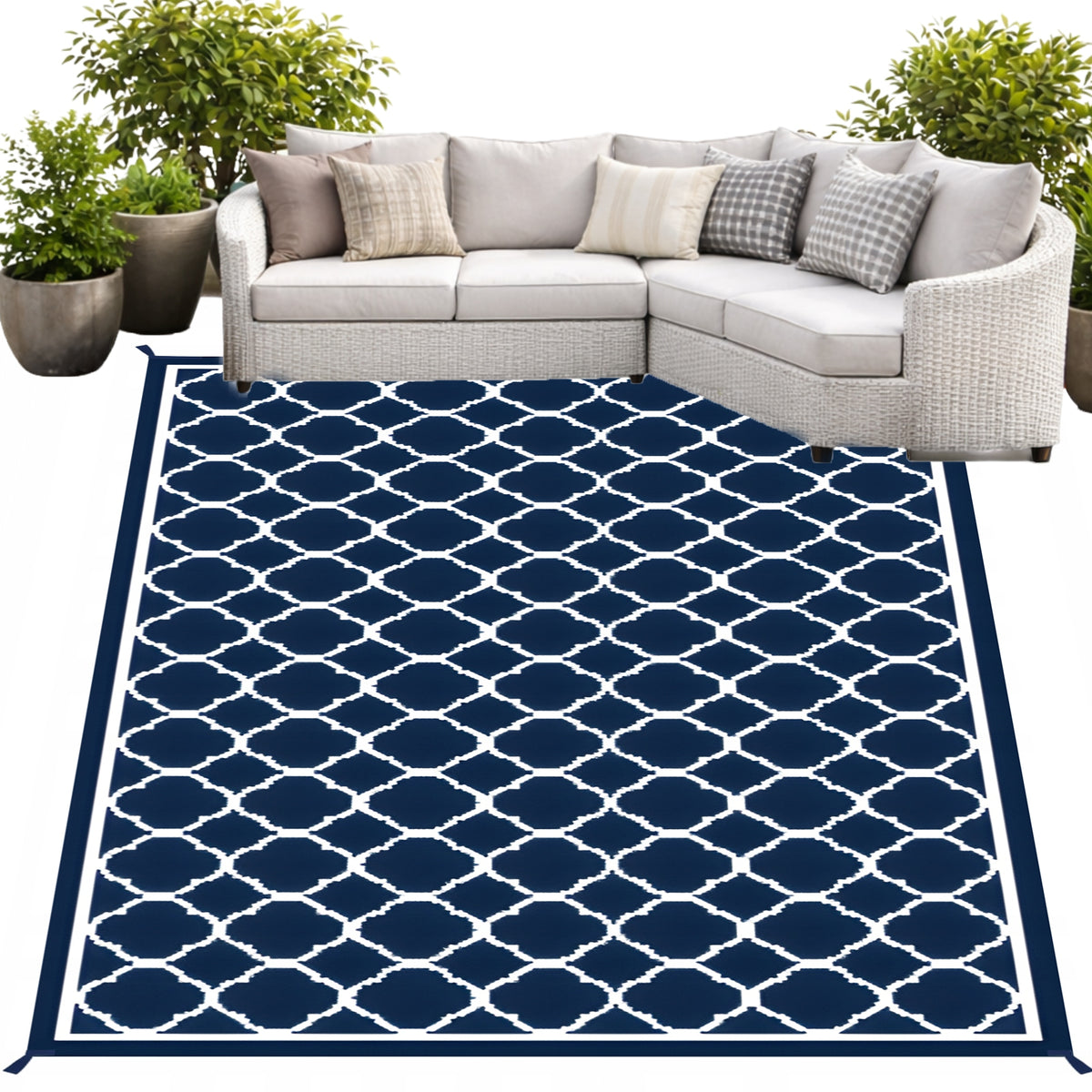 WATERPROOF OUTDOOR CARPET 160x230 TERRACE BALCONY DOUBLE SIDED TERRACE