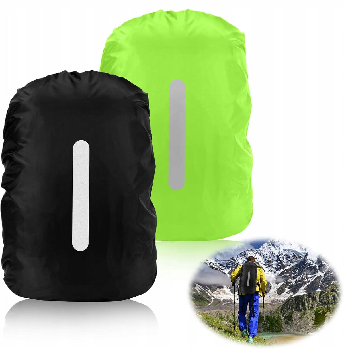 WATERPROOF RAIN COVER FOR RAIN BACKPACK BAG 30-40L Packaging status original