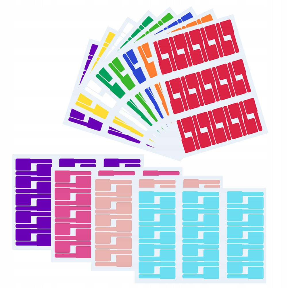 WEAR-RESISTANT CABLE AND CORD LABELS TAGS IN ASSORTED COLORS Manufacturer code 14802916