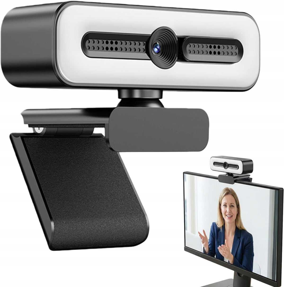 WEBCAM COMPUTER CAMERA FULL HD 1080p 30FPS LED MICROPHONE