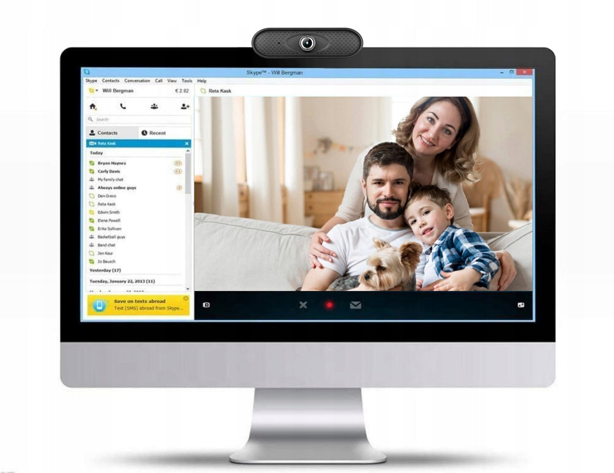 WEBCAM PC FOR LESSONS MICROPHONE FULL HD Brand no brand