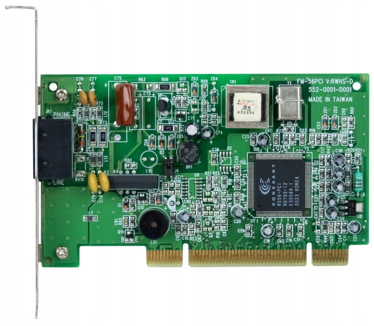 WELL FM-56PCI-RWS 552-0001-D001 DSL/PHONE RJ-11 PCI