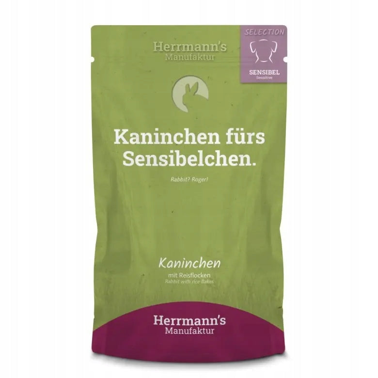 WET FOOD FOR DOGS Herrmanns Menu Sensitive Monoprotein Rabbit 150 g