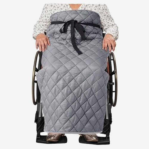 WHEELCHAIR BLANKET WINTER FLEECE 120X116 CM FOR ADULTS GIFT