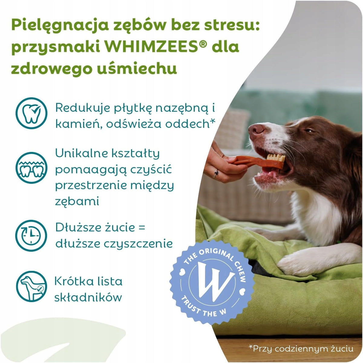 WHIMZEES Teether Dog Small Teeth Hypoallergenic Vegetarian [7-12kg] Manufacturer code WMBT-S