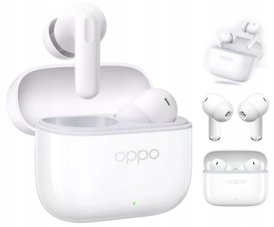 WHITE OPPO Enco Buds3 Pro Bluetooth Wireless In-Ear Headphones
