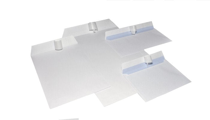 WHITE SELF-SEALING C5 ENVELOPES 50 PCS 44313