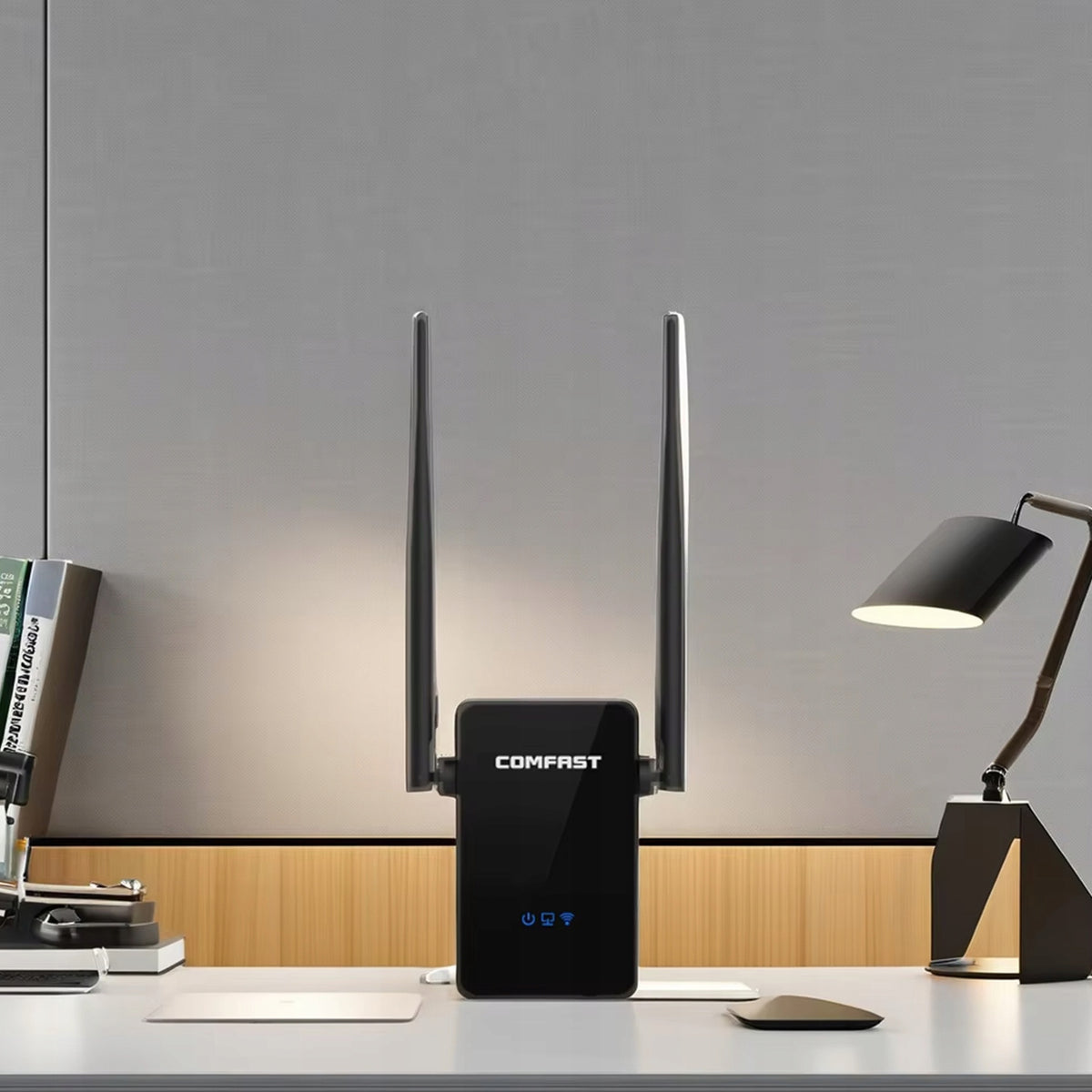 WI-FI SIGNAL AMPLIFIER 300Mbps 2 Antennas 2,4Ghz RJ45 LONG RANGE Packaging status original