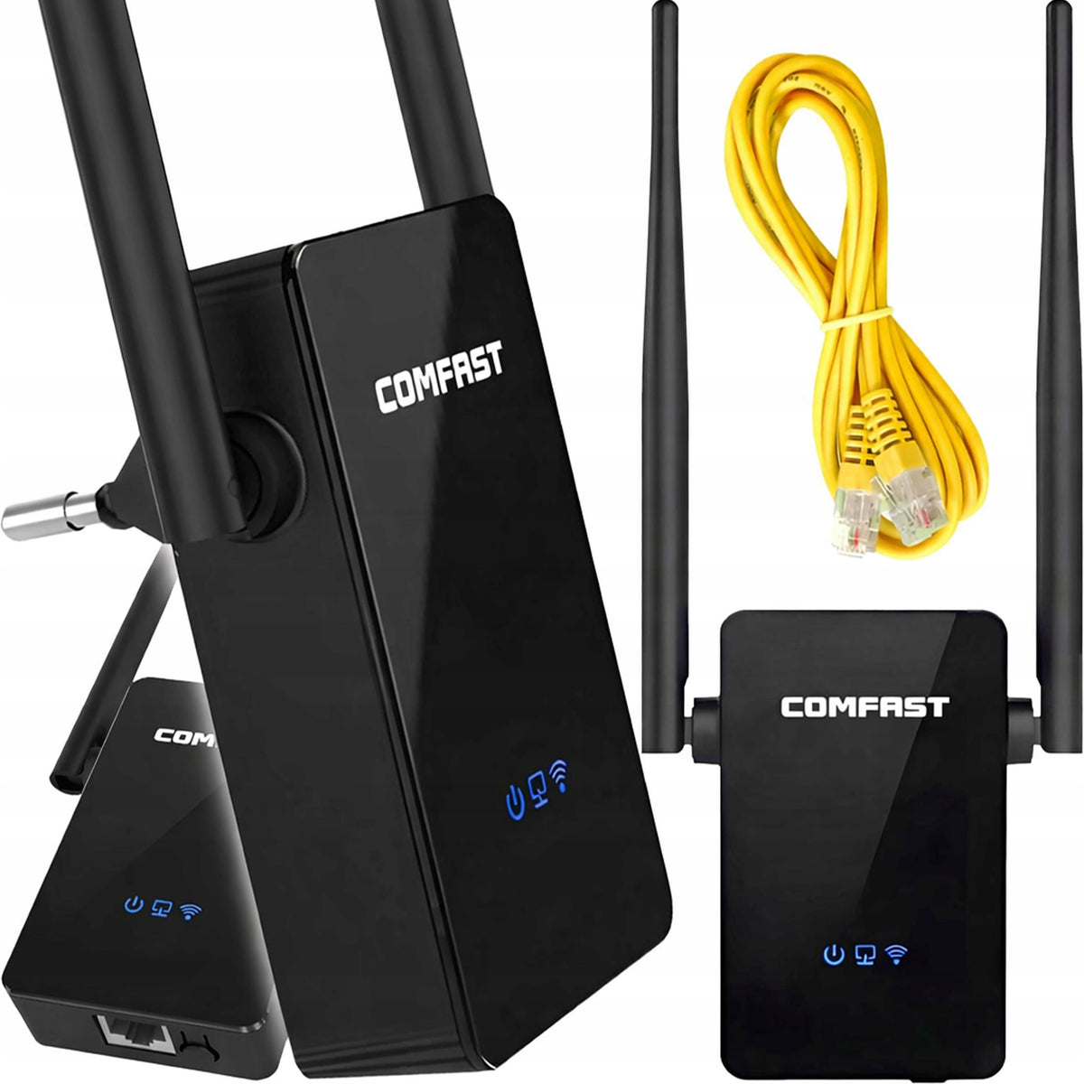 WI-FI SIGNAL AMPLIFIER 300Mbps 2 Antennas 2,4Ghz RJ45 LONG RANGE