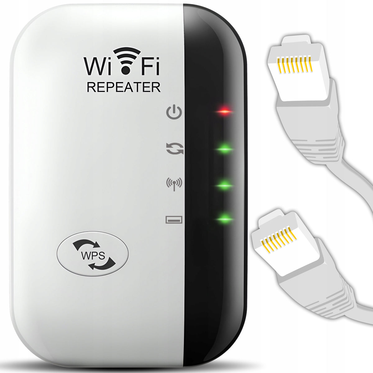 WI-FI SIGNAL AMPLIFIER POWERFUL REPEATER 300MB/S 2.4GHz 2 MODES WPS FUNCTION Manufacturer code W01