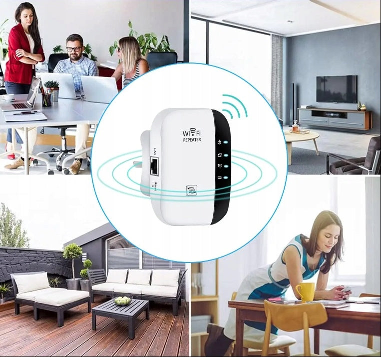 WI-FI SIGNAL AMPLIFIER REPEATER 300 MB/S 2.4 GHz WIFI WITH LAN CABLE Packaging status original
