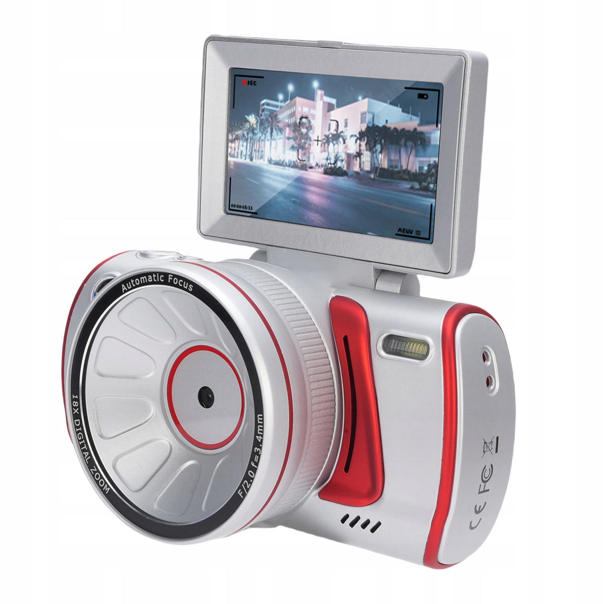 WIFI Digital Camera, 3 Inch Flip Camera for Vlogs and Anti Shak Function Brand no brand