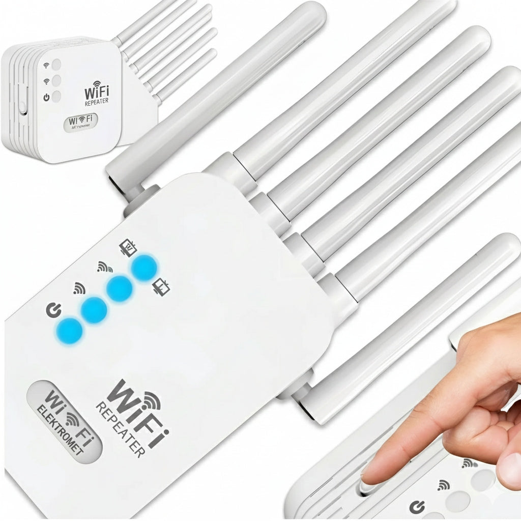 WIFI RANGE SIGNAL AMPLIFIER REPEATER EXTERNAL EXTENDER STRONG
