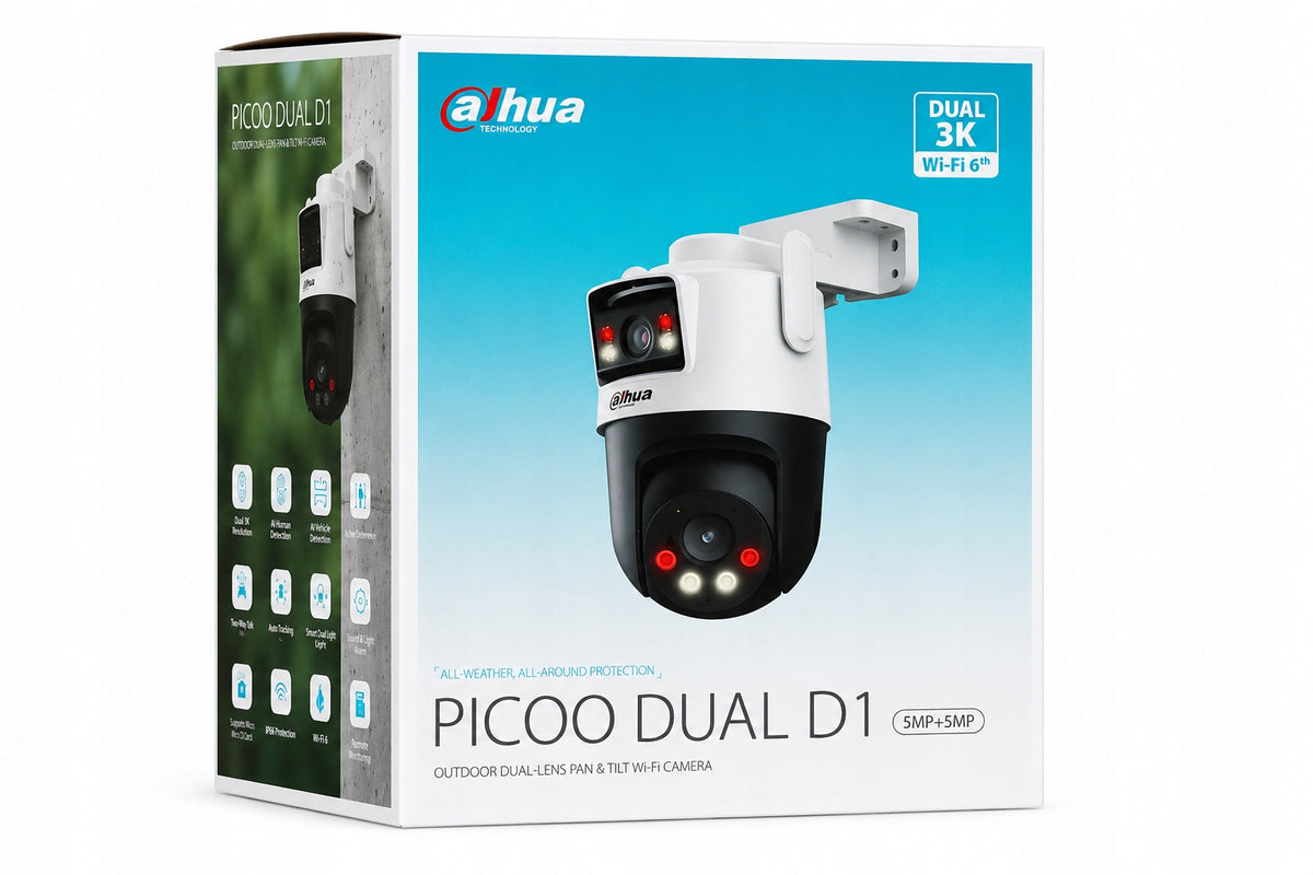 WIFI ROTARY CAMERA DAHUA 10MP AI DUAL LENS TRACKING FULL COLOR P5D-5F-PV Packaging status original